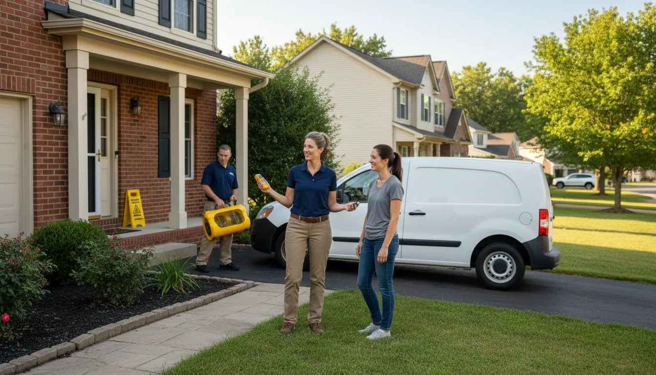Water restoration image for Dehumidification And Cleanup Services in Bethel, ME